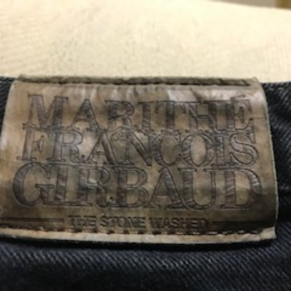 Vintage Girbaud Black Women's Jeans, size 7/8 "long inseam"